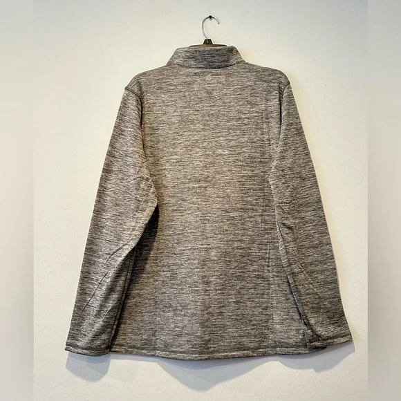 Mens Hi-Tec Performance Pullover 1/4 Zip Dri-Tec Size: Large, Navy Blue - Picture 3 of 4